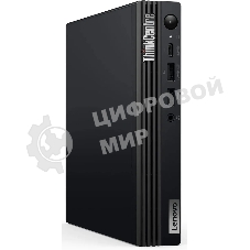 Мини ПК Lenovo ThinkCentre Tiny M70q-5 slim i7 14700T (1.3) 16Gb SSD 512Gb UHDG 770 Win 11Pro GbitEth WiFi BT 135W kb мышь клавиатура черный (12TD0041UM)
