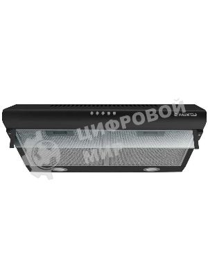 Вытяжка козырьковая Maunfeld MP-1 60 черный, 60 см, 520 куб. м/ч, 49 дБ