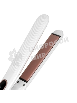 Выпрямитель для волос Atlanta ATH-6741 белый, 25 мм, 230 °C, 6 режимов