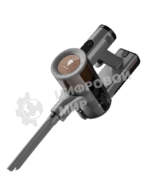 Пылесос вертикальный Leonord LE-1416 DC серый, питание от аккумулятора, 230 Вт, уборка суxая/влажная, пылесборник 0.5 л