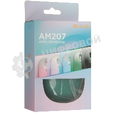 Мышь беспроводная AULA AM207 Green