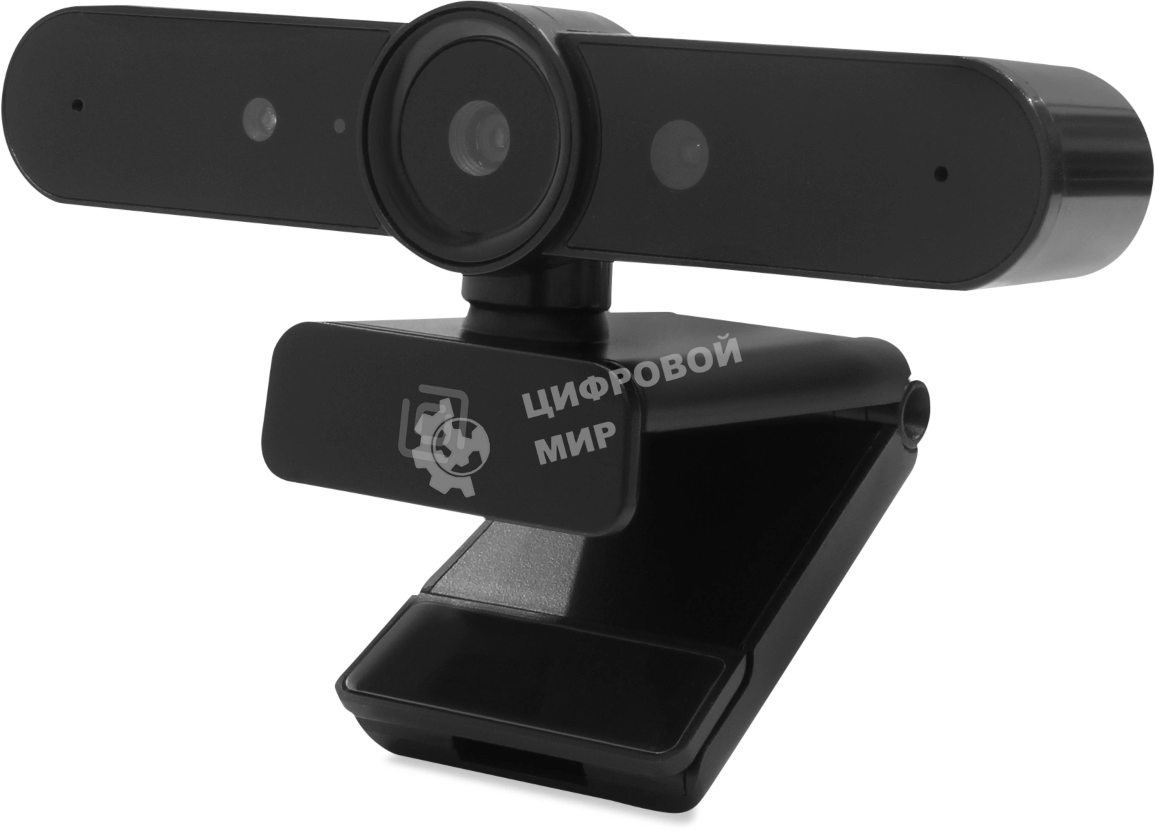 Веб-камера OKLICK OK-C031FH 1920x1080, 30 кадр/с, USB Type-A, микрофон (шумоподавление), автоматическая фокусировка, универсальное крепление