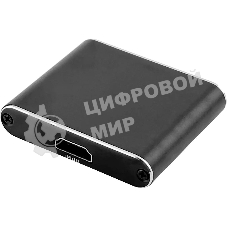 Переключатель аудио-видео Digma HDMI (f)/HDMI (f)/HDMI (f) черный (D-HSW-V2.0X2)