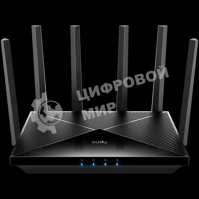 Маршрутизатор Cudy APP BE6500 2.5G Dual Band Wi-Fi 7 Mesh Router, Chipset Broadcom, 802.11be/ax/ac/a/b/g/n, 5764Mbps at 5GHz + 688Mbps at 2.4GHz, 1 x 2.5Gbps WAN Port, 4 x 10/100/1000Mbps Ports, 6 x 5dBi fixed antennas, WiFi router/AP/Repeater/WISP Mode, PPTP/L2TP/OpenVPN/WireGuard, MLO, MU-MIMO, Guest network, WPS, DDNS, IPv6, IPTV, WOL, WPA3, TR069/TR098/TR111/TR181