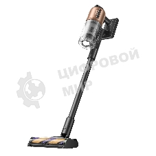 Пылесос вертикальный Dreame Cordless Vacuum Cleaner Z20AquaCycle Station черный/золотистый, питание от аккумулятора, 250 Вт, уборка влажная/сухая, пылесборник 0.6 л