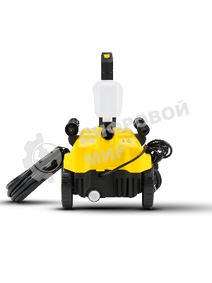 Мойка высокого давления 130/70 бар, KOLNER K140F, на 4 колесах, 1600Вт, 480л/ч, метал.помпа, шланг ВД 5м, кабель 5м, самовсас, Auto stop (пеногенератор)