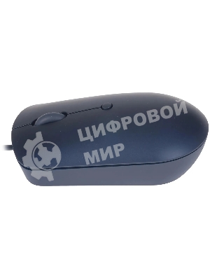 Мышь проводная Lenovo 540 синий, 2400 dpi, USB-C, кнопки - 4