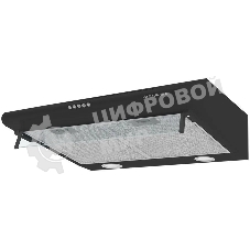 Вытяжка козырьковая Maunfeld MP-1 60 черный, 60 см, 520 куб. м/ч, 49 дБ