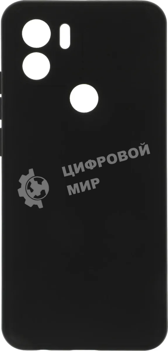 Чехол (клип-кейс) BoraSCO для Xiaomi Redmi A1+ Silicone Case черный (70938)