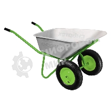 Тачка Сибртех садово-строительная 2-х колесная, грузоподъемность 230 кг, объем 110 л