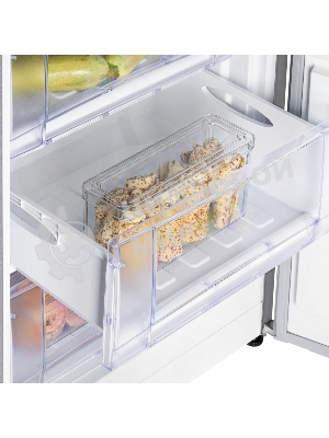 Морозилка Nordfrost DF 268 SAP, серебристый, 256л, 6 ящика