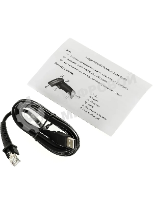 Сканер штрих-кода ручной Mindeo MD6600-SR 2D имидж, проводной, USB, черный