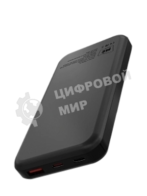 Портативный аккумулятор MORE CHOICE (4620202552761) PB29-10 10000mAh 1USB+2Type-C 3.0A 22.5W+PD20W+QC3.0, черный
