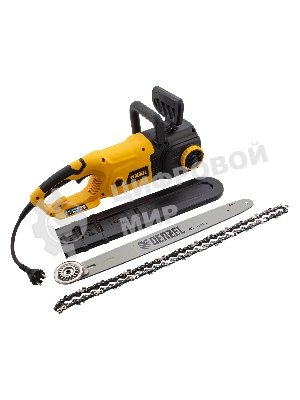 Пила цепная электрическая Denzel EDS-2200, 2,2кВт, продольная, шина 45 см, шаг 3/8, паз 1,3 мм, 62 зв