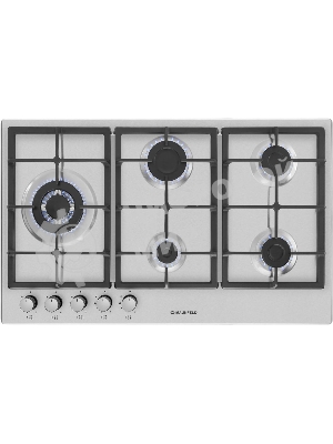 Газовая панель Maunfeld EGHS.95.33CS/G, 5 конфорок, нержавеющая сталь, серебристый