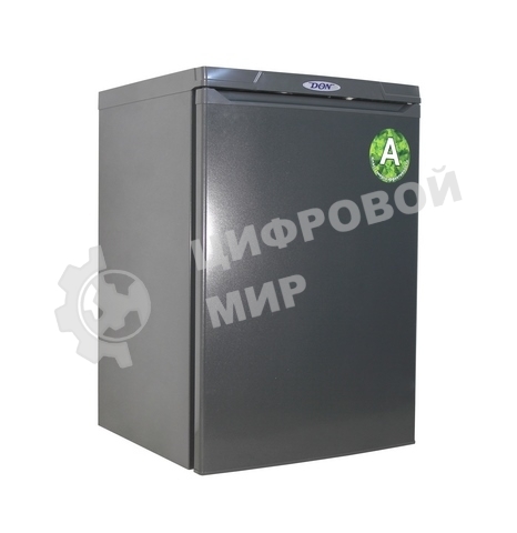 Холодильник DON R-405 G графит зеркальный однокамерный 120/18л морозилка сверху