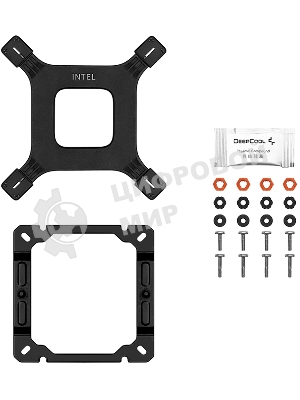 Кулер для процессора DEEPCOOL AG500 BK ARGb V2 черный 120мм алюминий+медь 1900rpm 29.4db 40pin 240W 160мм