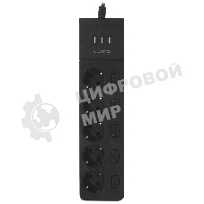 Сетевой фильтр QUMO Power Bar PRO 6SP4U (P-0006), черный