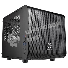 Компьютерный корпус Thermaltake Core V1 черный без БП miniITX 1x200мм 2xUSB 3.0 audio bott PSU