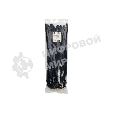 Стяжки Cablexpert NYT-400x7.6B пластиковые 400 мм х 7.6 мм, черные (100 шт.)