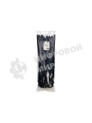 Стяжки Cablexpert NYT-400x7.6B пластиковые 400 мм х 7.6 мм, черные (100 шт.)