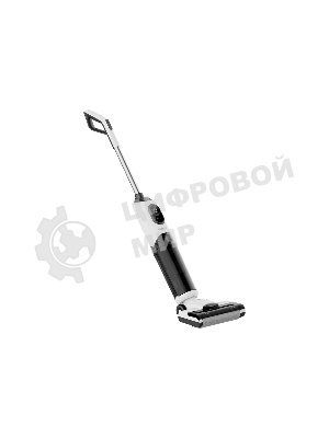 Пылесос вертикальный GARLYN Aqua Base 3 белый/черный, питание от аккумулятора, 170 Вт, уборка сухая/влажная, пылесборник 0.4 л