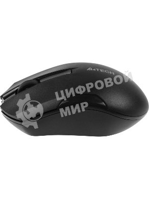 Мышь беспроводная A4Tech G3-200NS черный, 1200 dpi, радиоканал, USB, кнопки - 3