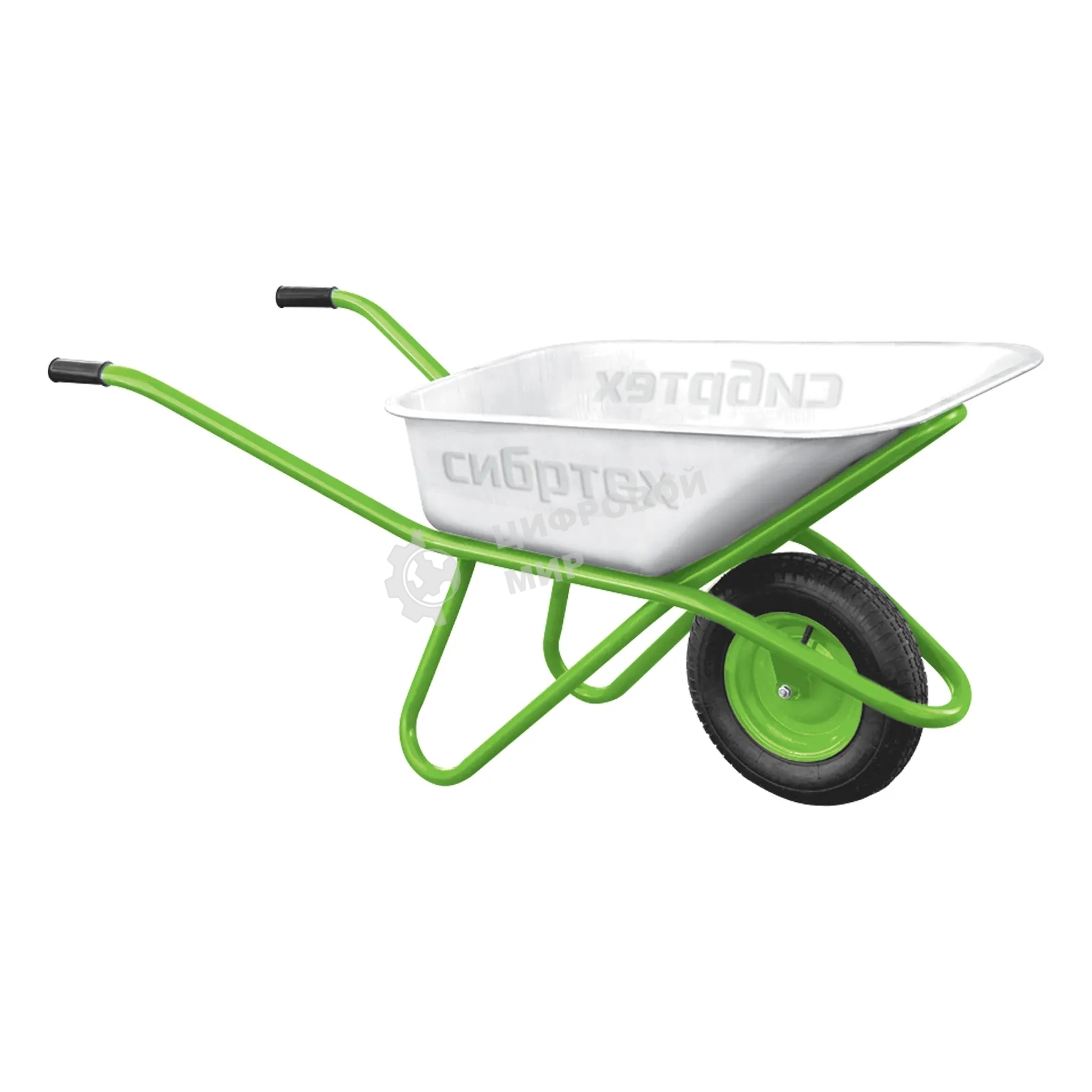 Тачка Сибртех садово-строительная, грузоподъемность 170 кг, объем 110 л