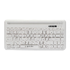 Клавиатура беспроводная Gembird KBW-8, 84кл, подставка для телефона, BT 5.1, белая