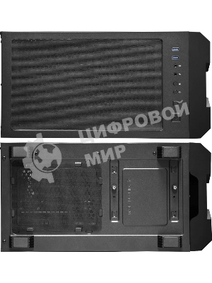 Компьютерный корпус CHIEFTEC HUNTER GS-01B-OP без БП, боковая панель из закаленного стекла, 3xARGB LED 120мм вентилятора спереди, 1xARGB LED 120мм вентилятор сзади, черный, ATX