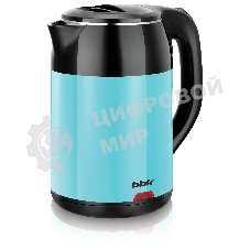 Чайник электрический BBK EK1709P черный/бирюзовый