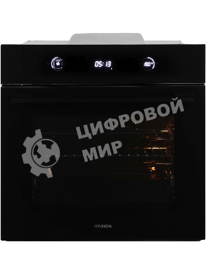Духовой шкаф электрический Hyundai HEO 6752 BG черное стекло