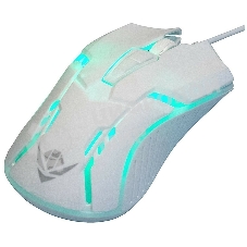 Комплект клавиатура+мышь Nakatomi KMG-2305U проводной, USB, 1600 DPI, белый