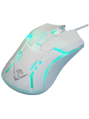 Комплект клавиатура+мышь Nakatomi KMG-2305U проводной, USB, 1600 DPI, белый