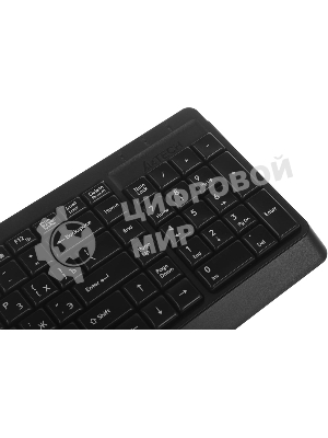 Комплект клавиатура+мышь A4Tech FStyler F1512 проводной, USB, 1200 DPI, черный