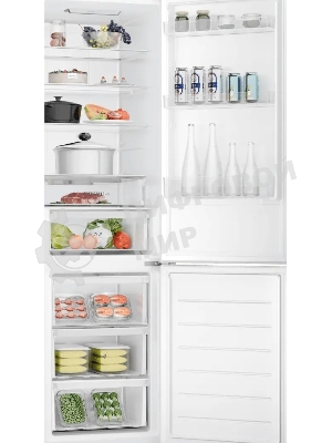 Холодильник Haier CEF538CWG белый двухкамерный 263/105л морозилка снизу, No Frost