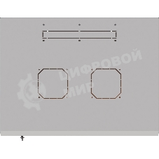 Шкаф коммутационный Suprlan (05-1060) настенный 6U 600x350 мм пер. дв. стекл направл. под закл. гайки 70 кг RAL 7035 285 мм 13.3 кг 360 мм