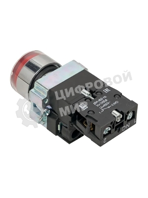 Кнопка BA42 с подсветкой 24В красн. NC PROxima EKF xb2-bw42-24