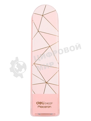 Степлер Deli E0402F Macaron 24/6 26/6 (25 листов), ассорти, закрытый/открытый, коробка