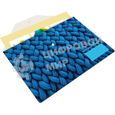 Конверт на кнопке Silwerhof FABRIC A4 пластик 0.25мм