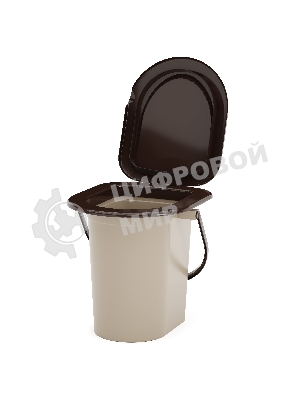 Ведро-туалет Альтернатива М1526 17л бежевый