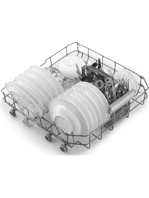 Встраиваемая посудомоечная машина Weissgauff BDW 6037, черный, 59.8 см, 13 компл., 57 дБ, класс A+++