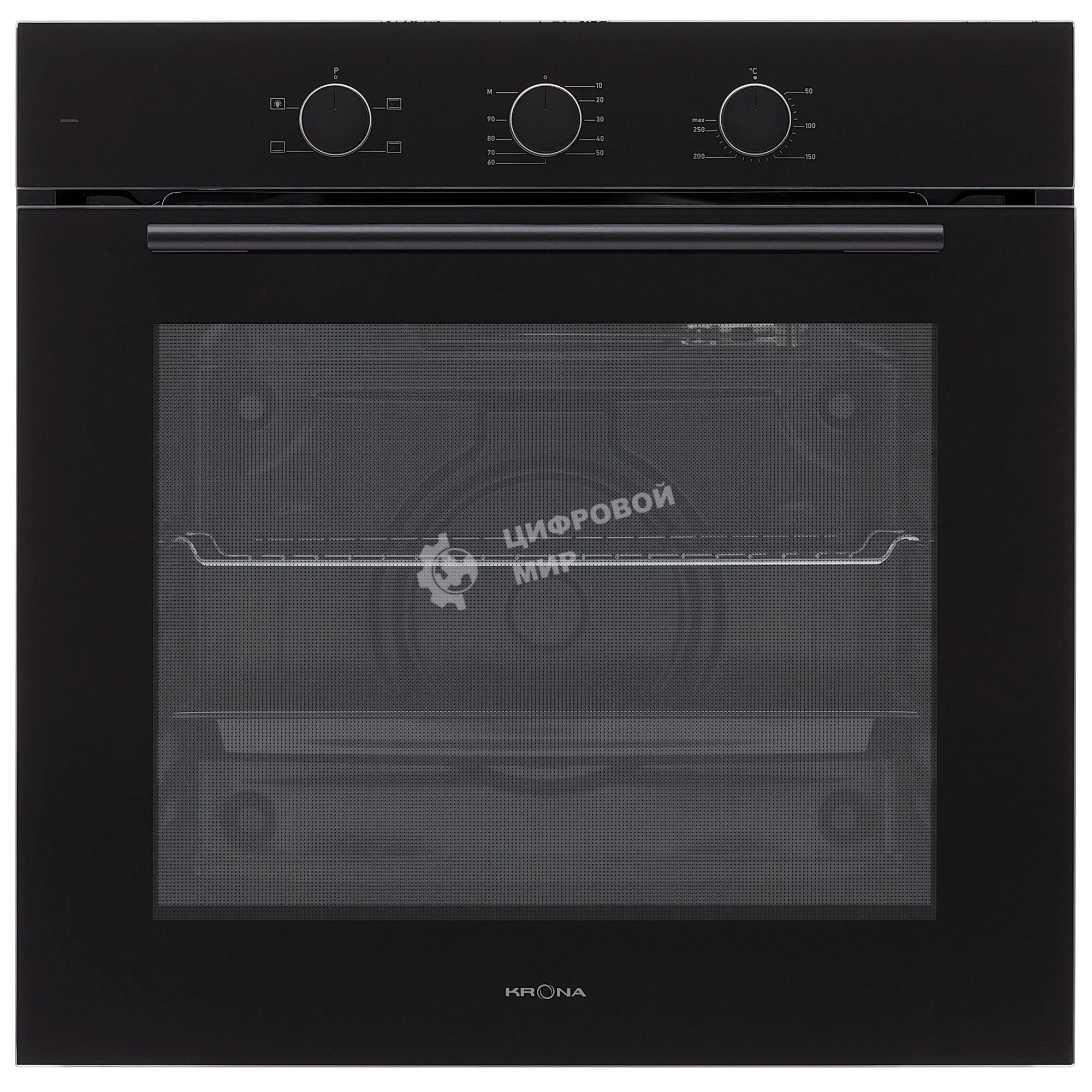 Духовой шкаф электрический Krona ELEMENT 60 BL/BL черный