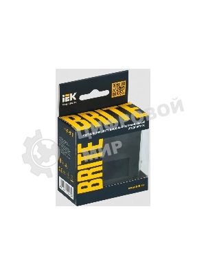 Подсветка светодиодная встраиваемая IEK BRITE ПЛ20-БрЧ (BR-FL20-K02) черный