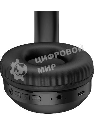 Беспроводные/проводные наушники Defender FreeMotion B1035 черный, накладные, Bluetooth + проводной, складная конструкция