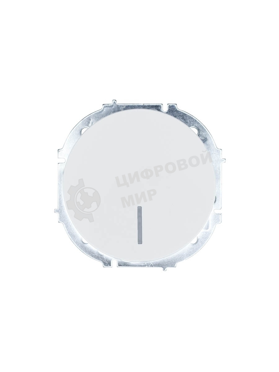 Выключатель 1-кл. СП OSEN 10А IP20 с подсветкой механизм бел. LEZARD 743-0288-111