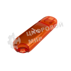 Флешка USB Maxvi P1 orange (FD8GBUSB20C10P1), 8GB, USB 2.0, R/W 15/5, оранжевый