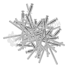 Заклепки алюминиевые Denzel, 1/8