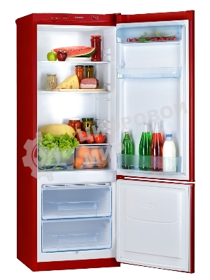 Холодильник Pozis RK-102 рубиновый двухкамерный 188/57 л морозилка снизу