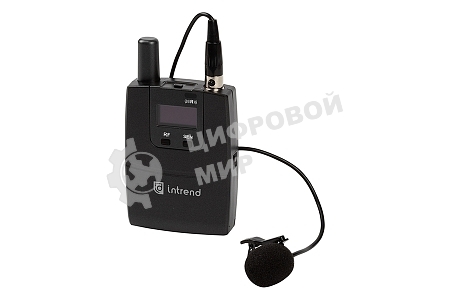 Беспроводной комплект INTREND ITWMIC-BPLV-1 поясной приемник + петличный микрофон. Подходит для приемника Rx2-1S